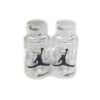 AJ 6 lace lock clear/black