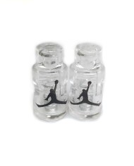 AJ 6 lace lock clear/black